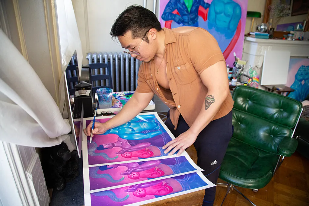 Justin Yoon - "In The Blue Of The Evening" print