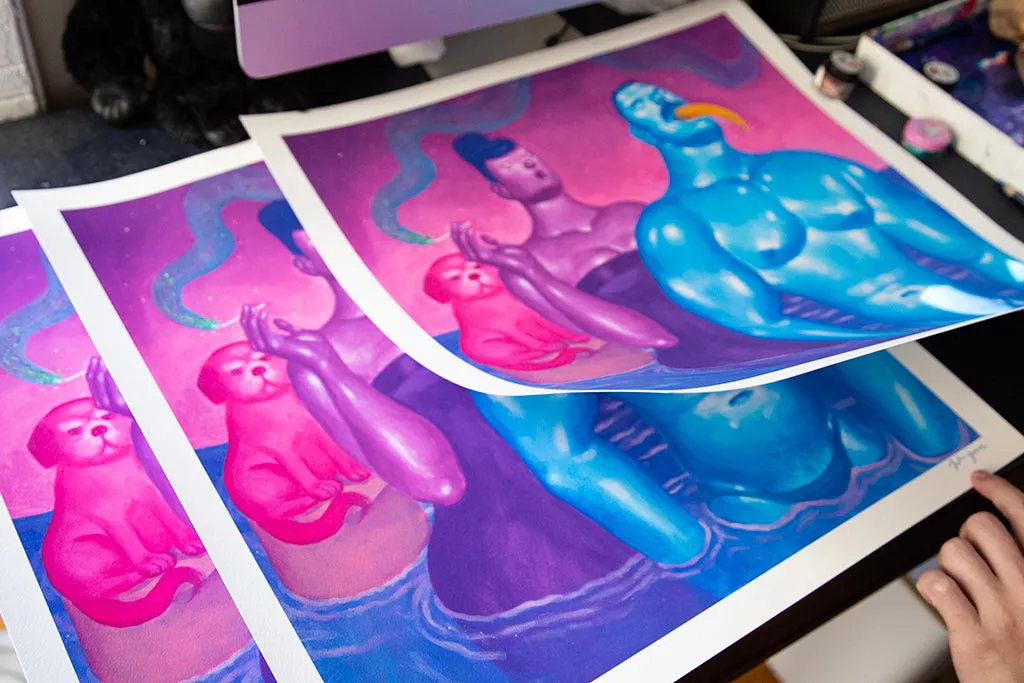 Justin Yoon - "In The Blue Of The Evening" print