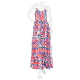 Kalita Feathers of Corfu Multicolored Maxi Dress
