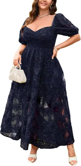 Lace Dresses for Women 2025 Elegant Classy Wedding Guest Cocktail Semi Formal Party Evening Floral Dresses