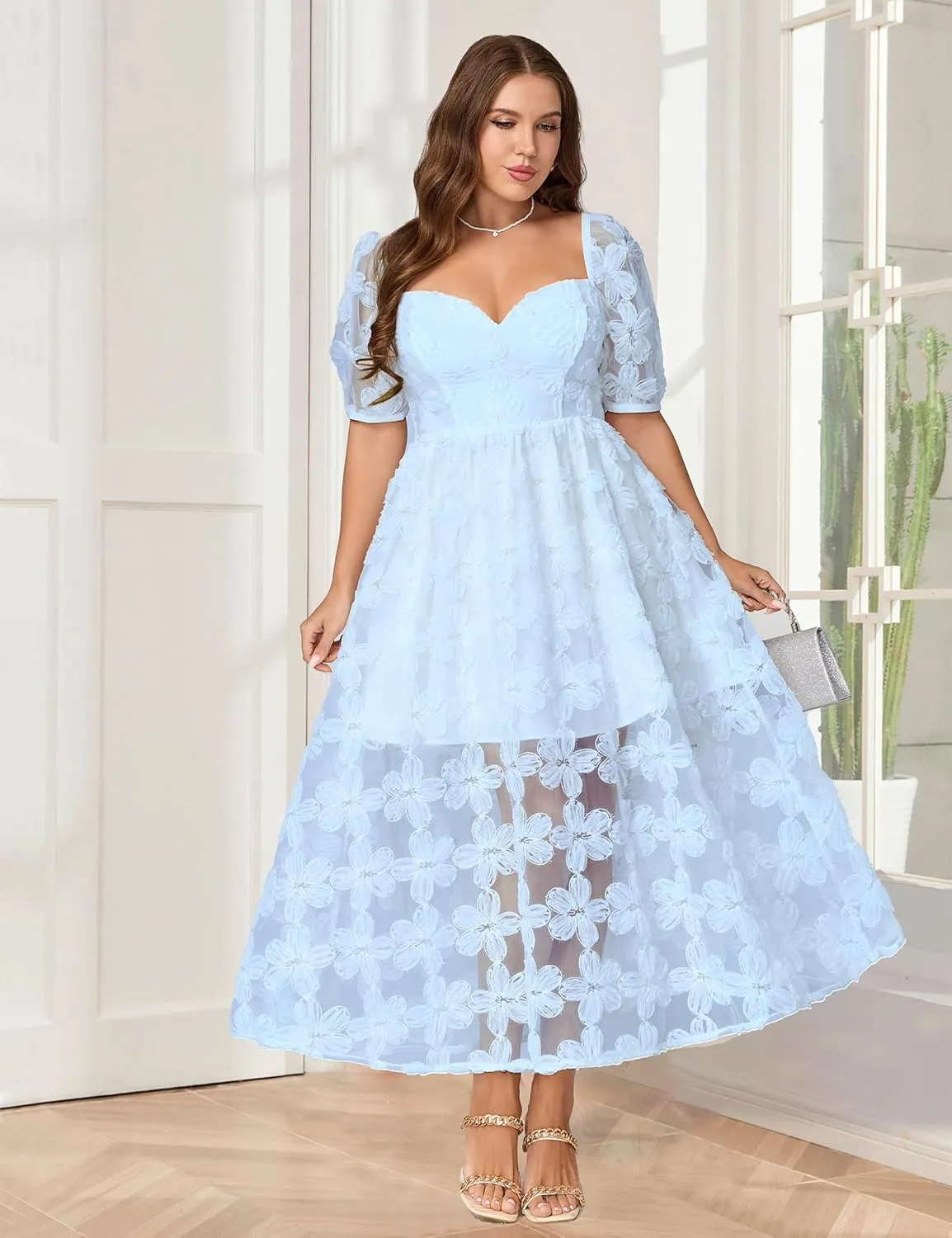 Lace Dresses for Women 2025 Elegant Classy Wedding Guest Cocktail Semi Formal Party Evening Floral Dresses