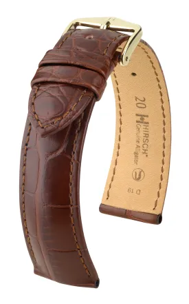 Ladies HIRSCH GENUINE ALLIGATOR Matte Watch Strap  1020 07