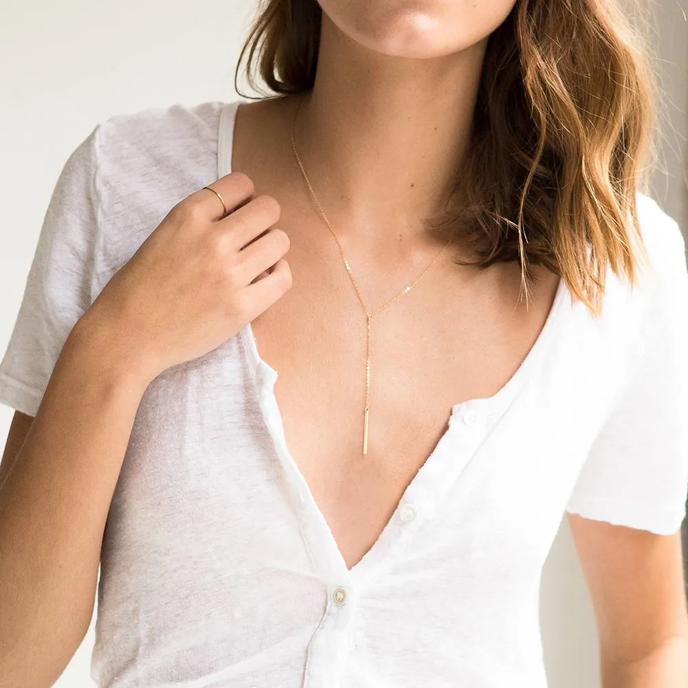 Lariat Chain Necklace