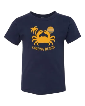 LB Crab Toddler Tee - Navy
