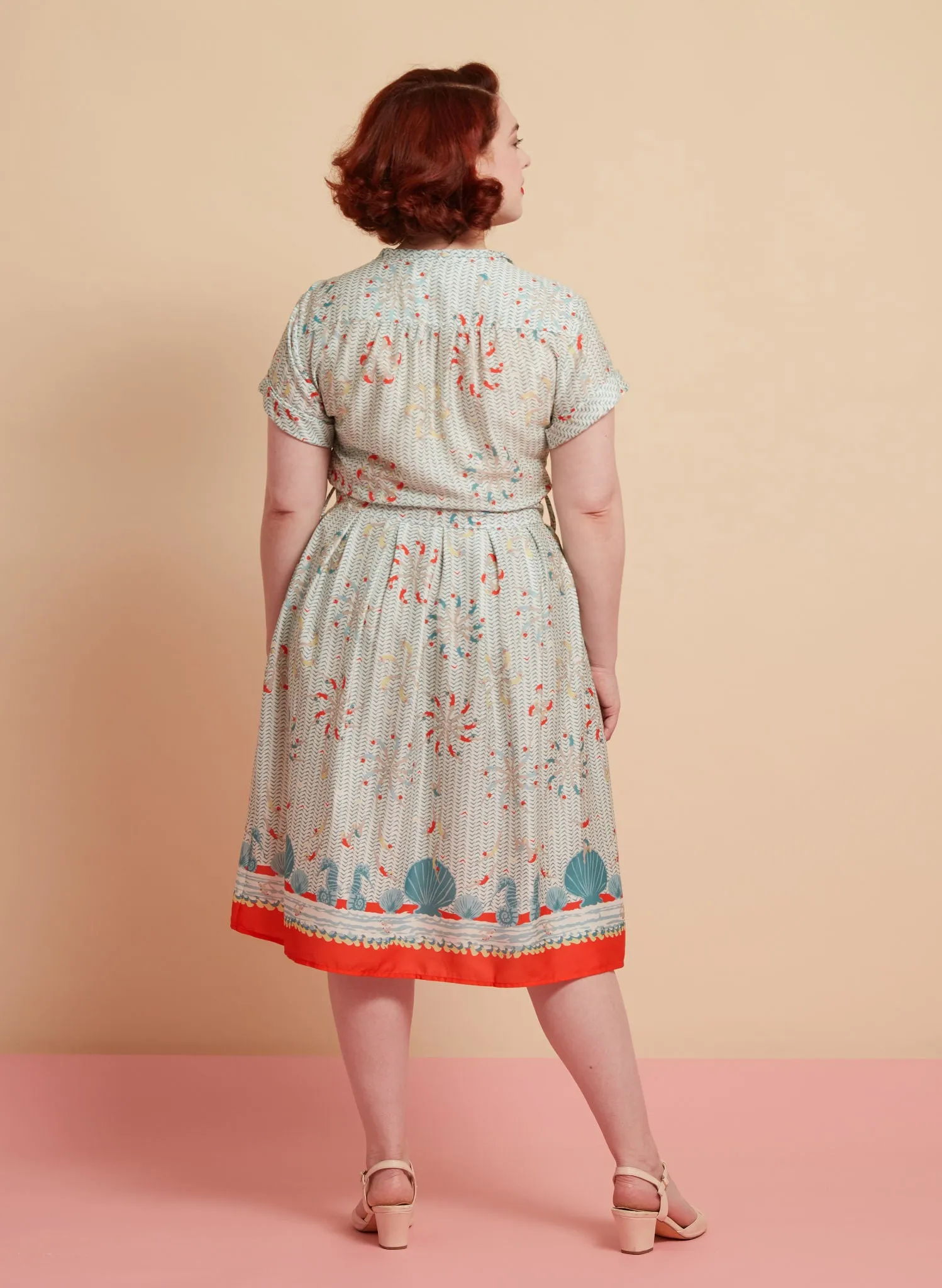 Louise Dress - Teal Lido