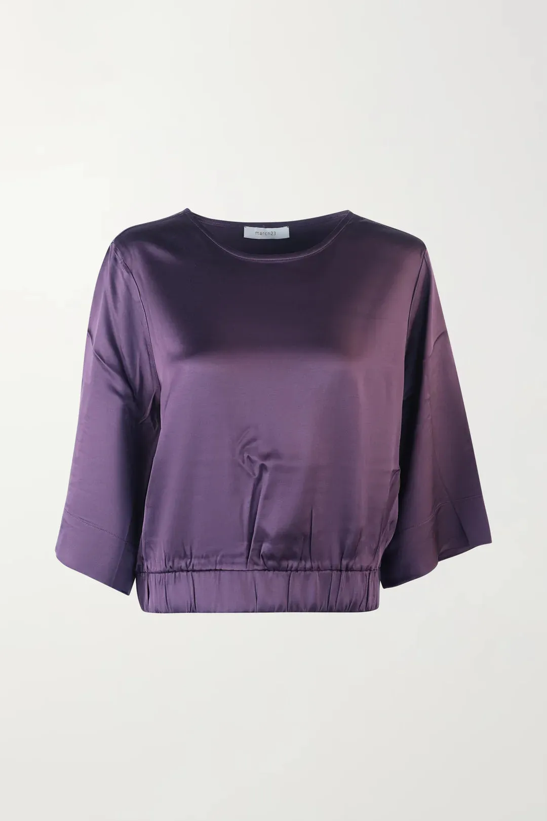 LUCIE BLOUSE PLUM - MARCH23