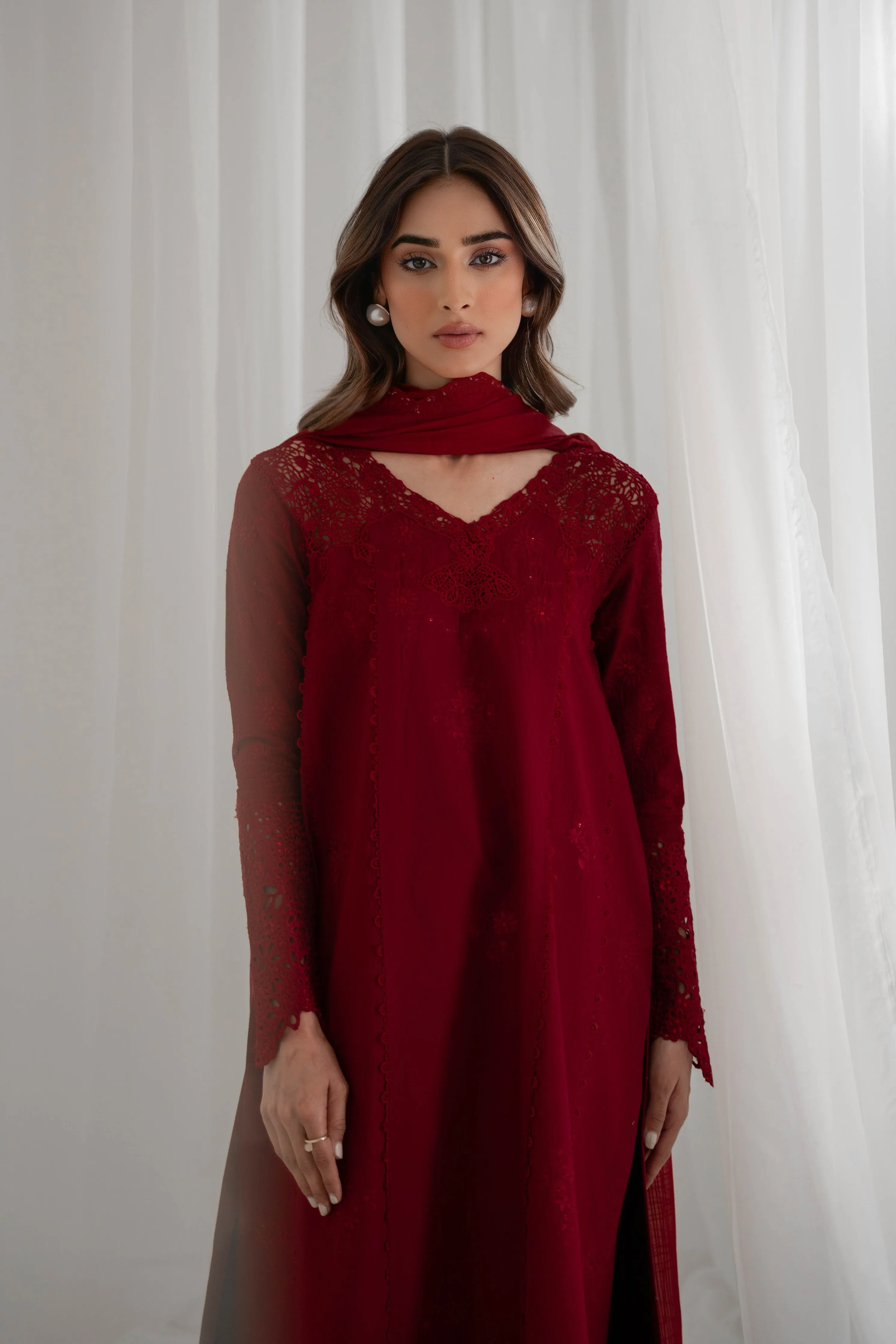 MAROON SET / EID PRET 2024 NPA3-24408