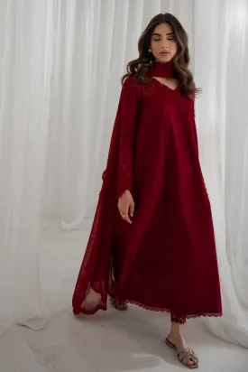 MAROON SET / EID PRET 2024 NPA3-24408