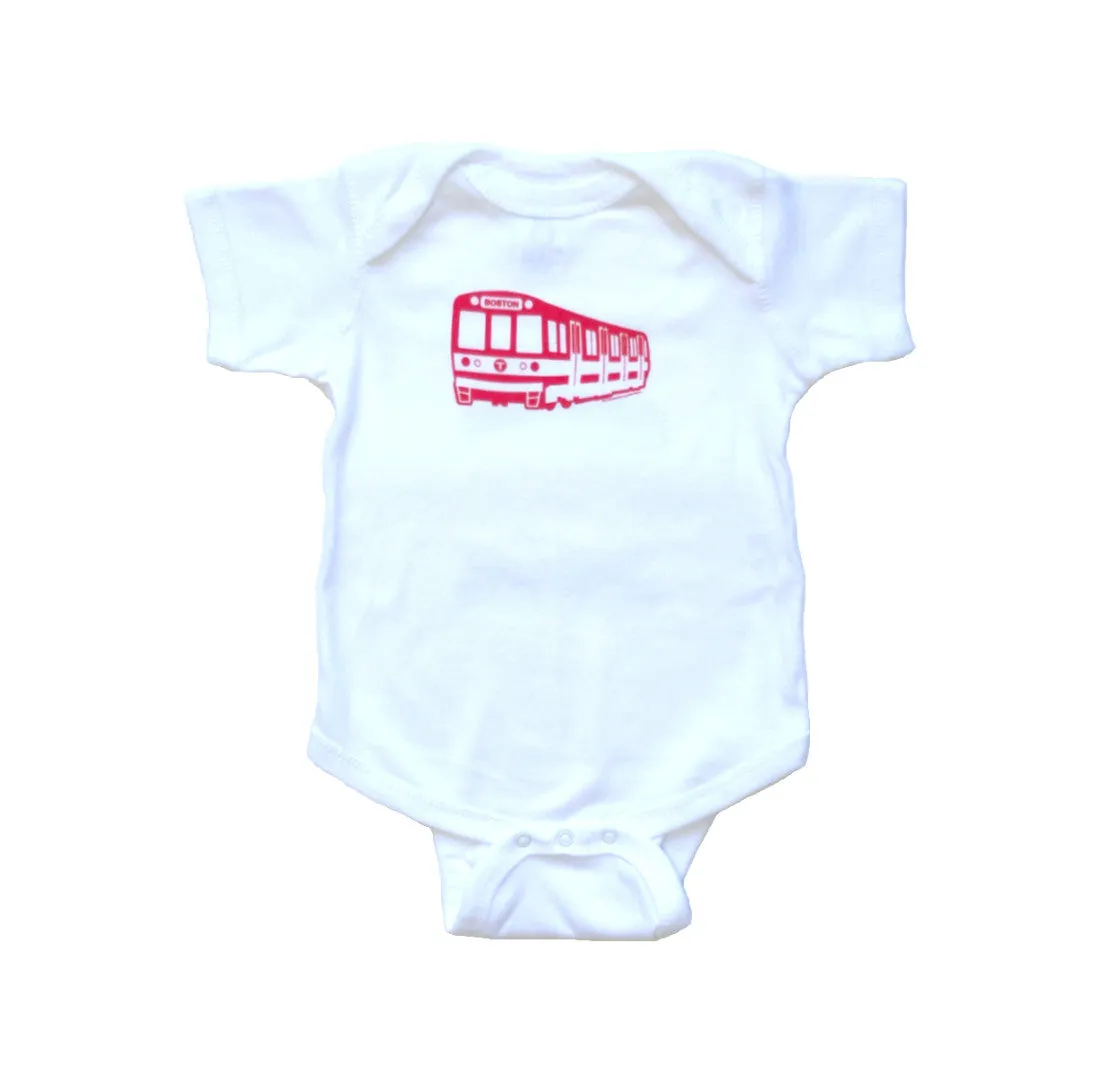 MBTA Red Line Subway Car Onesie