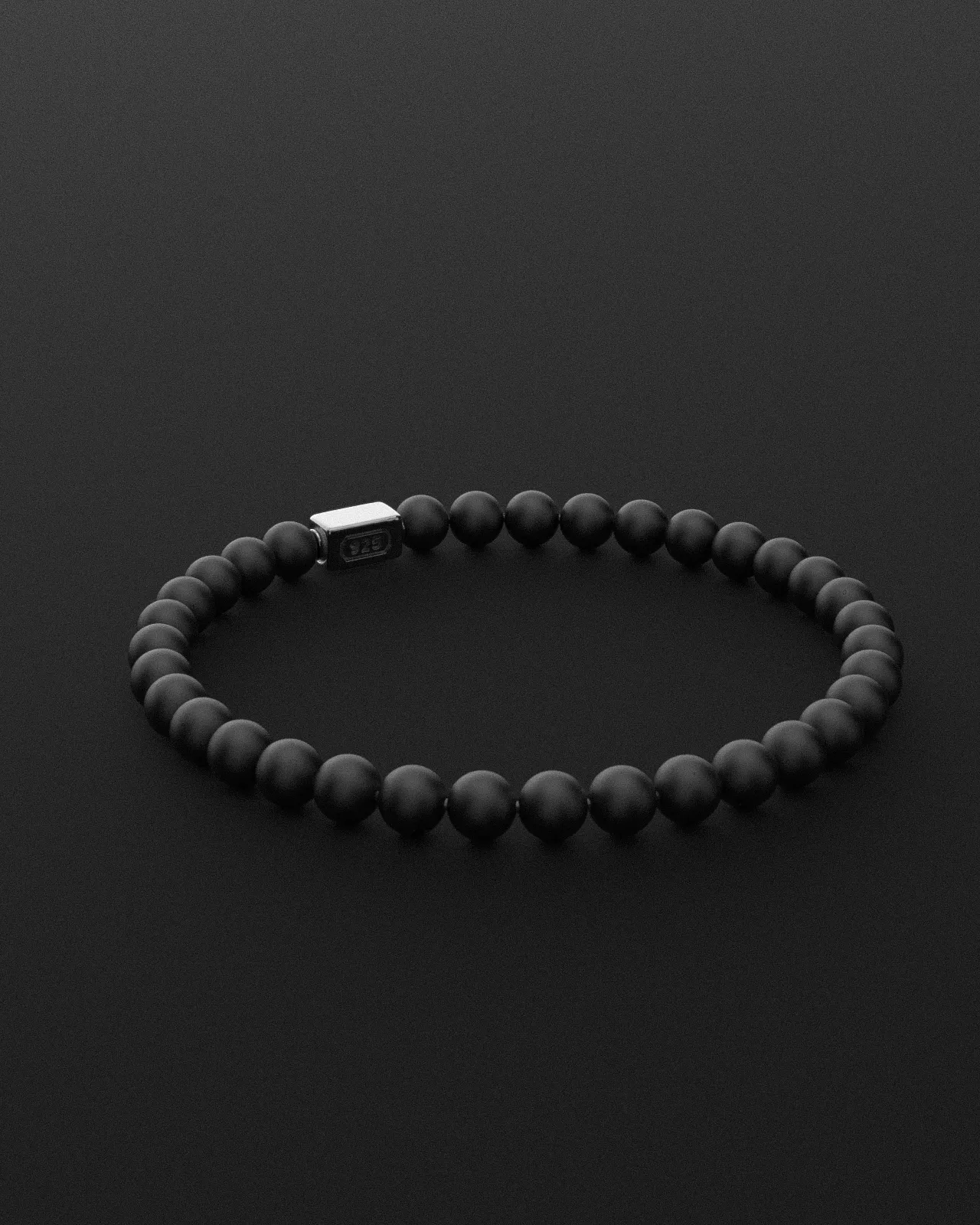 ONYX MATTE BRACELET 6MM | ESSENTIAL