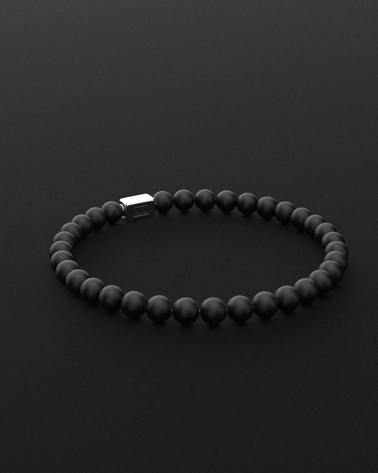 ONYX MATTE BRACELET 6MM | ESSENTIAL