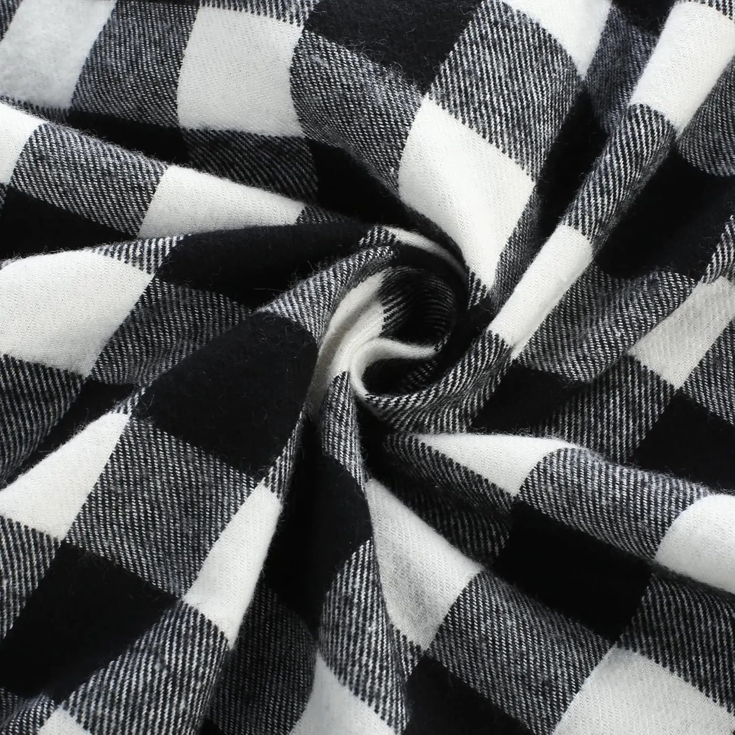 PJ PAUL JONES Mens Flannel Plaid Shirt Casual Long Sleeve Button Down Shirts with Pockets