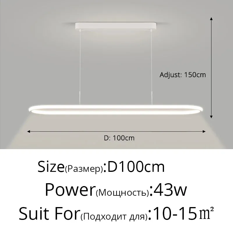 QIYI Kanne LED Pendant Light Dining Table