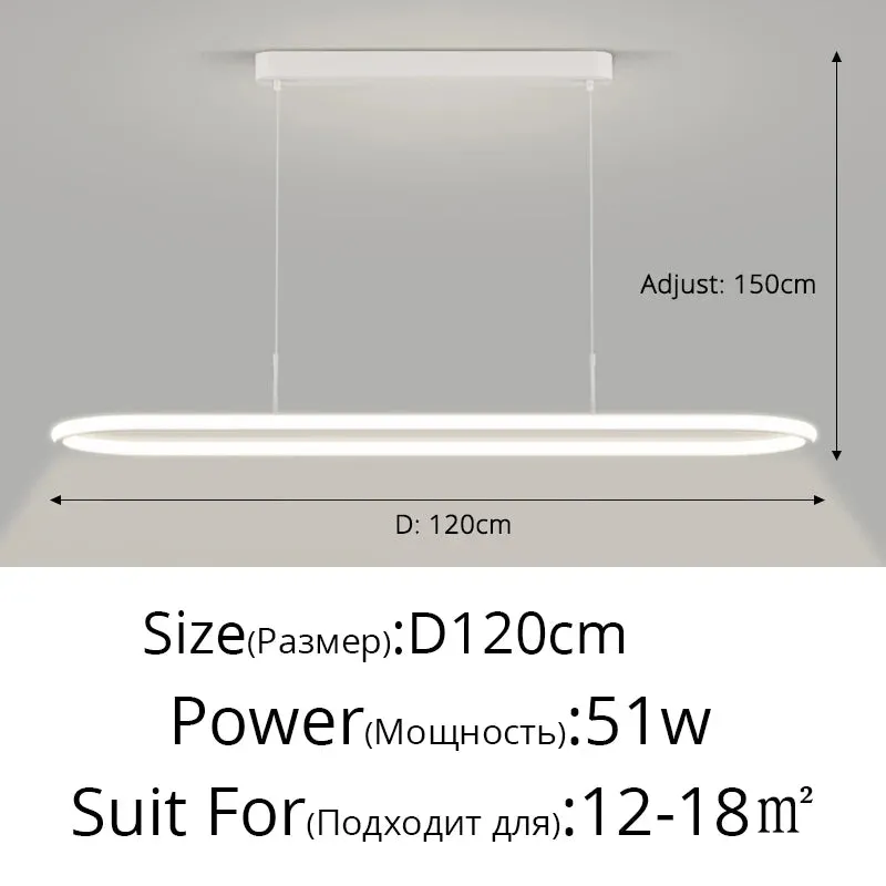QIYI Kanne LED Pendant Light Dining Table