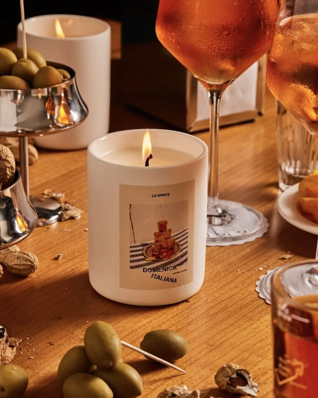 "Spritz" candle