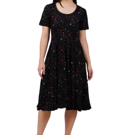 Rainbow Constellations Glow-in-the-Dark Full Twirl Dress
