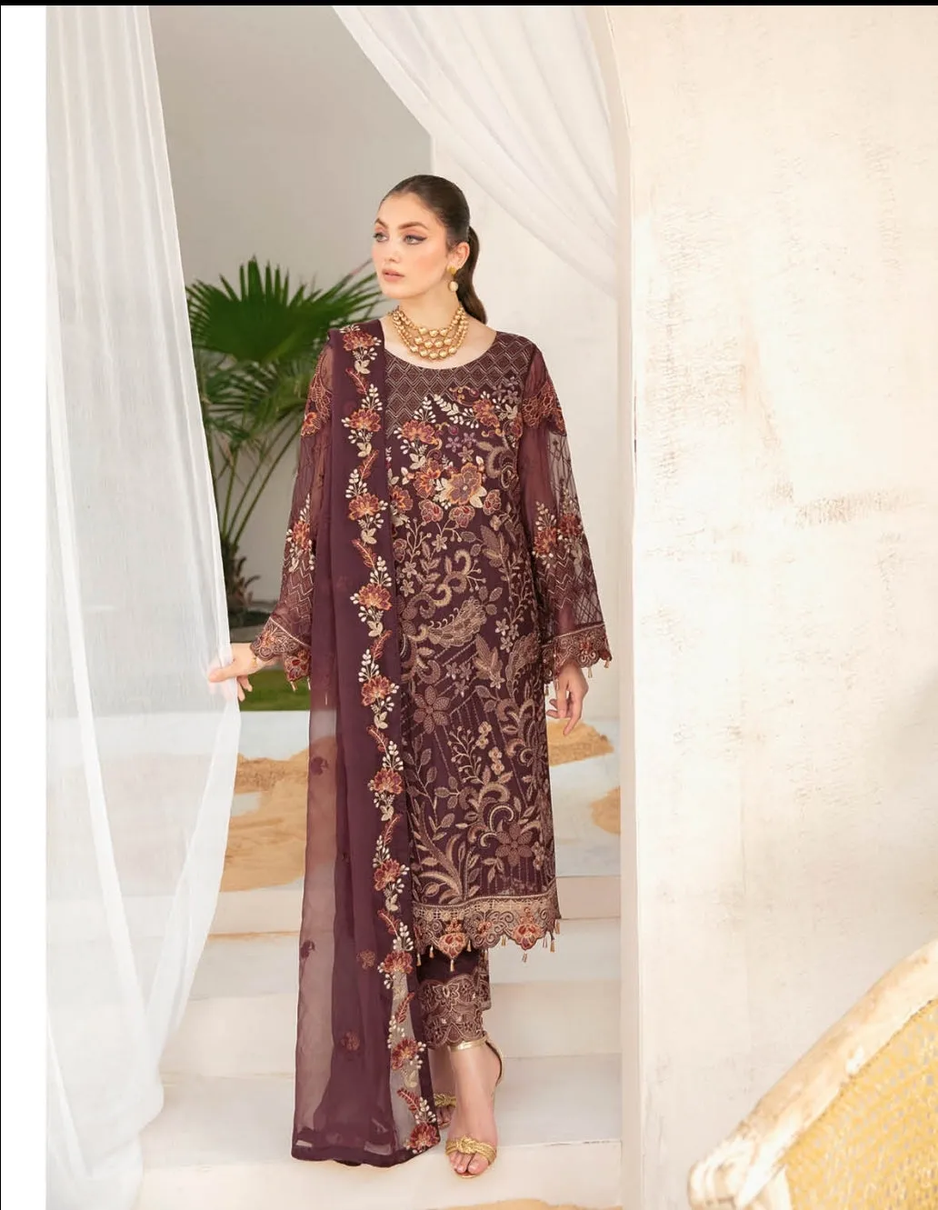 Ramsha Chiffon 2211 (Un-Stitched)