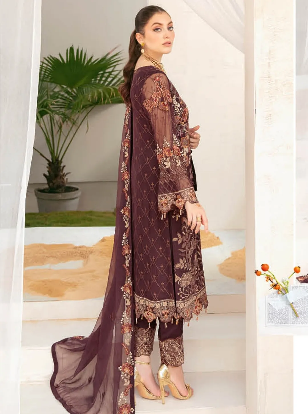 Ramsha Chiffon 2211 (Un-Stitched)