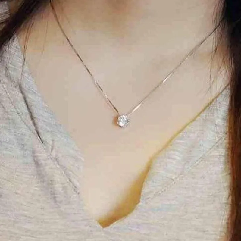 Sexy Solitaire Necklace