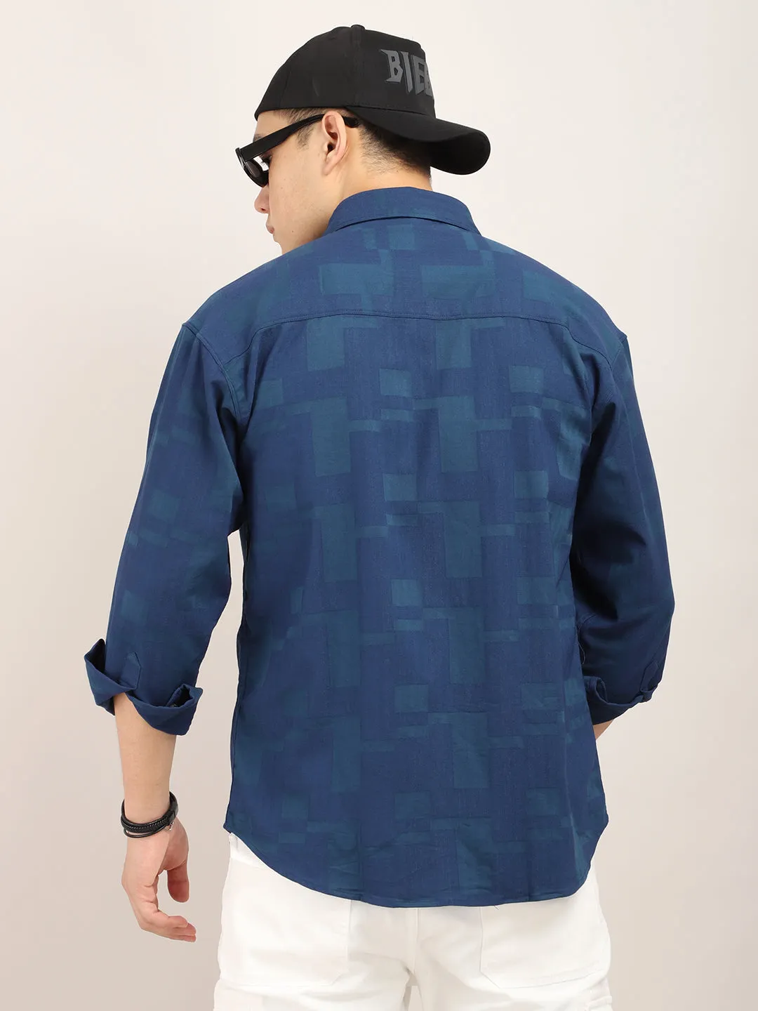 Shirtolo Plain Royal Blue Shirt