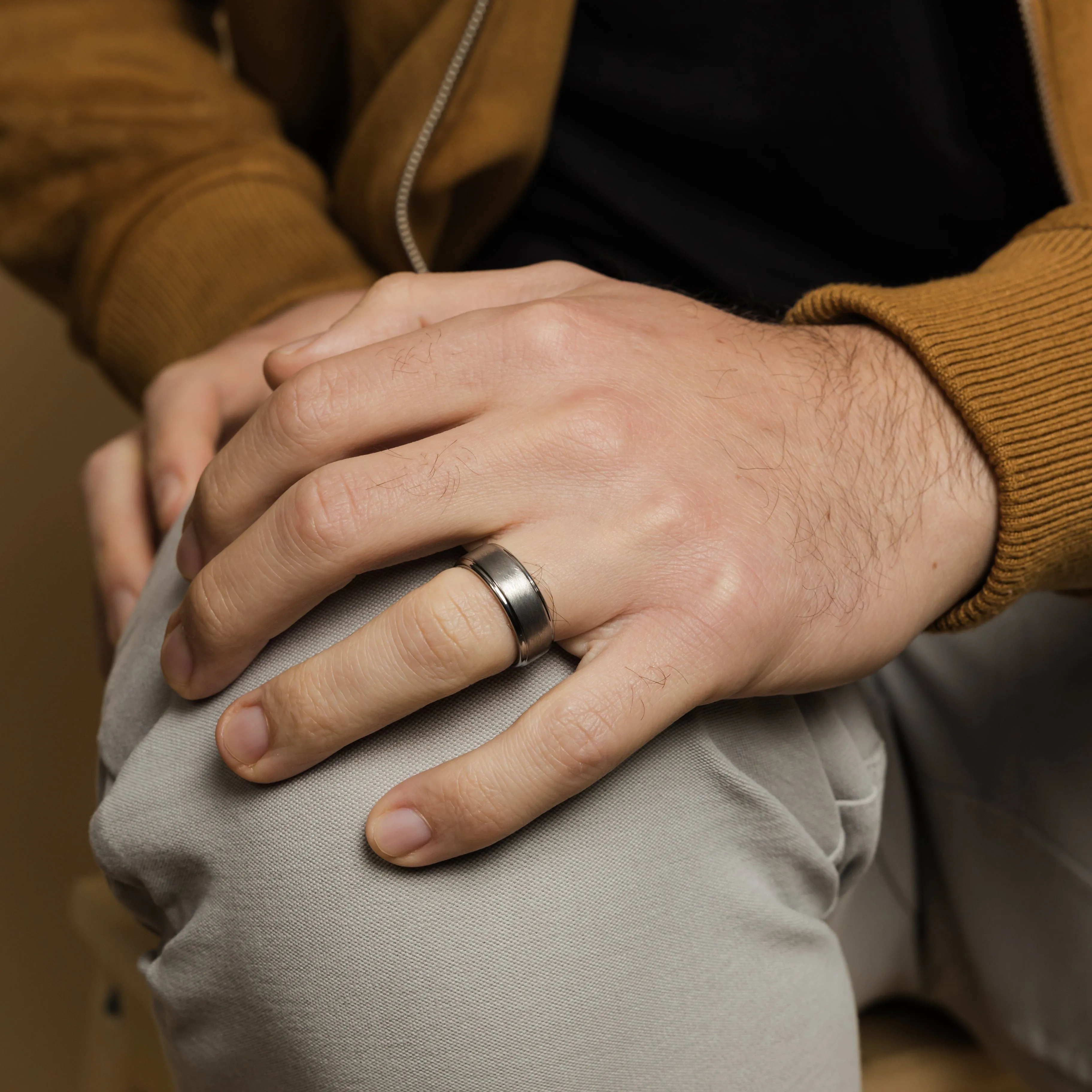 Textured Band | Tungsten