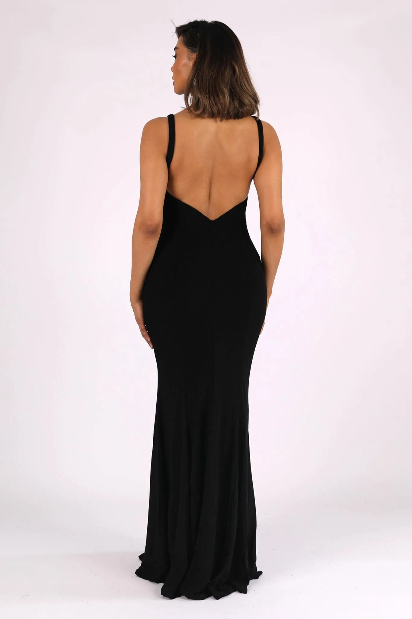 Thalia Gown - Shimmer Black