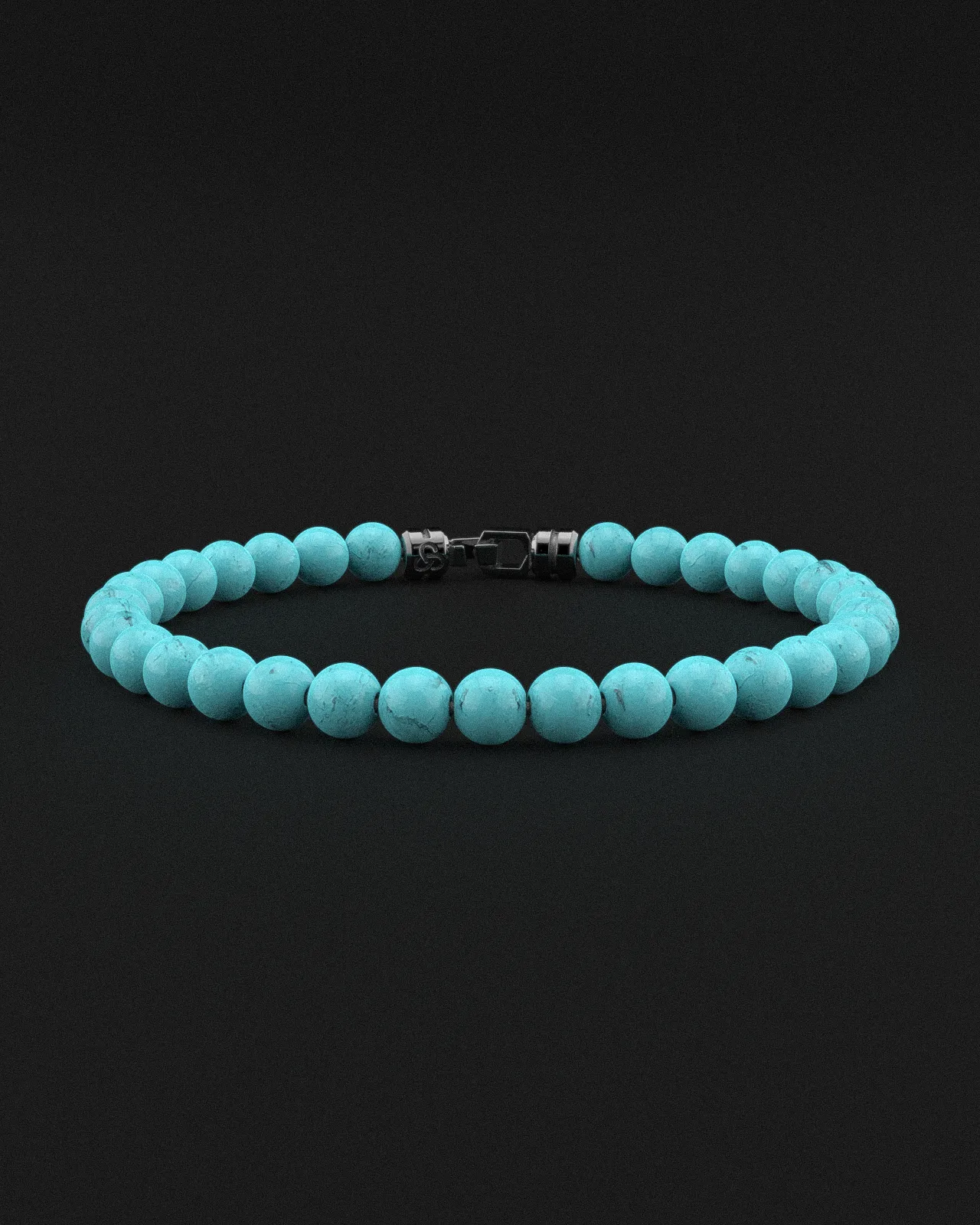 Turquoise Matte Bracelet 6mm | VERTEX