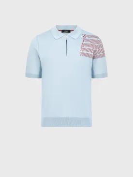 Zipped Polo with Zilli Lettering